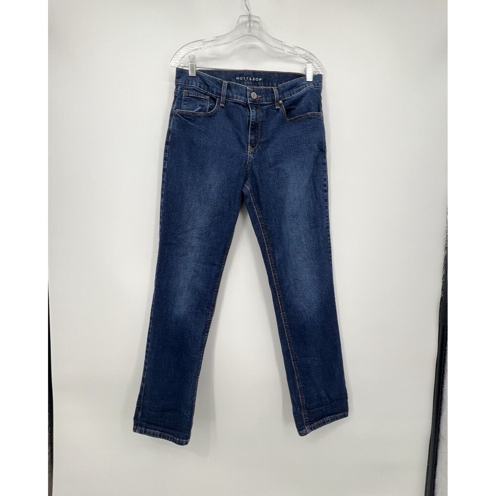 MOTT & BOW Womens Slim Boyfriend Ridge 21MO Straight Jeans Size 30x30 Stretch